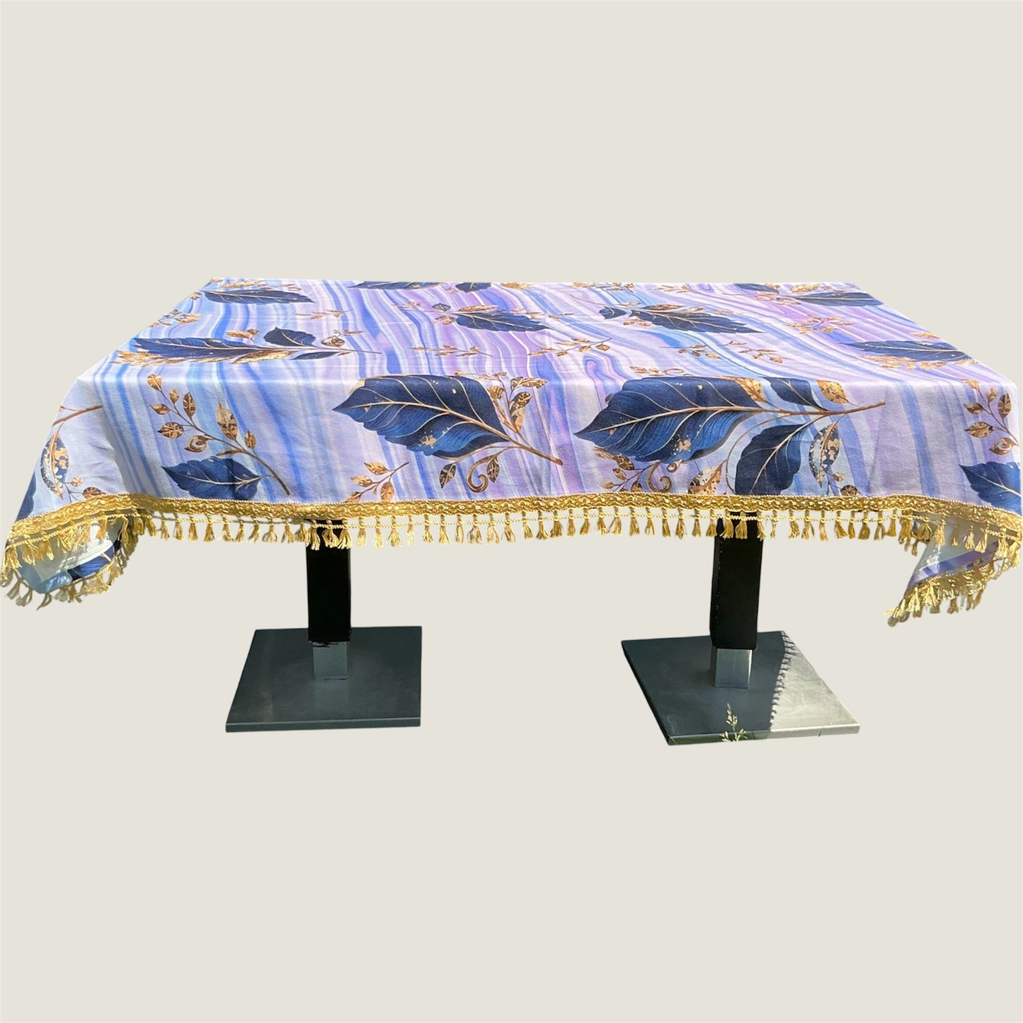 Lavender & Gold Leaf Tablecloth